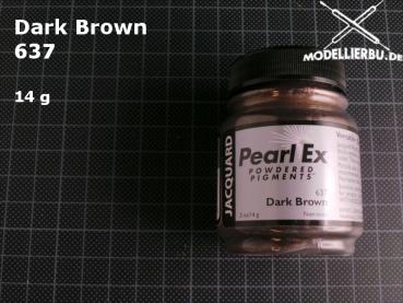 Pearl Ex 637 Dark Brown 14 g