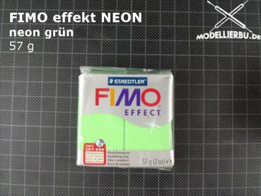 Fimo effekt NEON 57 g Block (501) neon grün