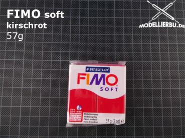 Fimo soft 57 g Block (26) kirschrot