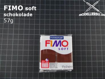Fimo soft 57 g Block (75) schokolade