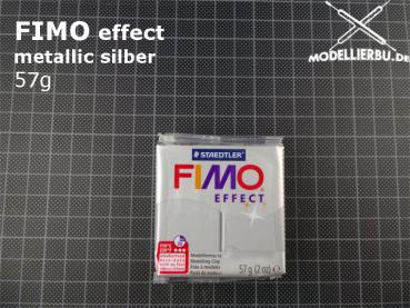 Fimo effect 57 g Block (81) metallic silber