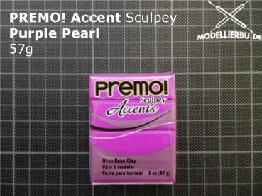 PREMO! Accents Modelliermasse 57g Block 5031 Purple Pearl