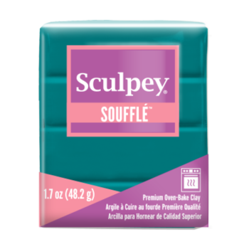 Sculpey Soufflé 48 g sea glass