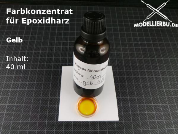 Farbkonzentrat gelb für Epoxidharz 40 ml