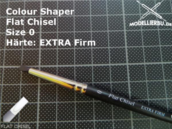 Colour Shaper EXTRA Firm Flat Chisel Size 0