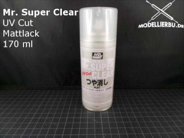 Mr. Super Clear UV Cut Flat Spray (170ml)