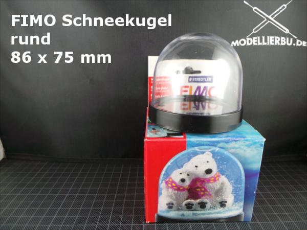 FIMO Schneekugel Rund 86x75mm