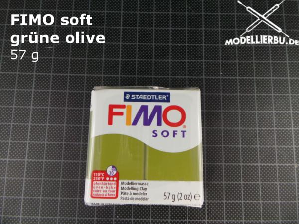 Fimo soft 57 g Block (57) grüne olive