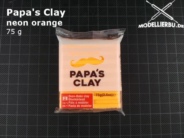 Papa's Clay 75g Neon Orange (08)