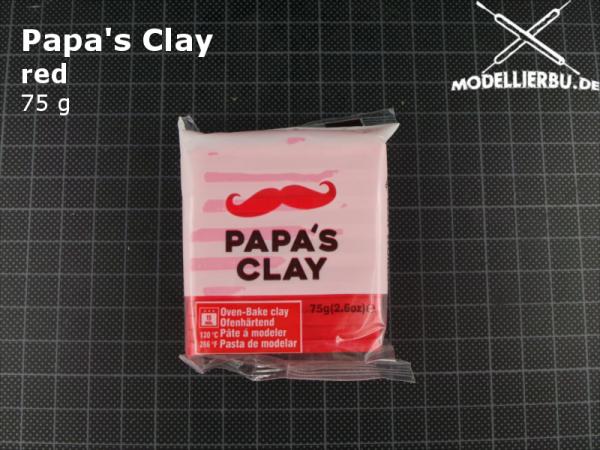 Papa's Clay 75g Red (12)