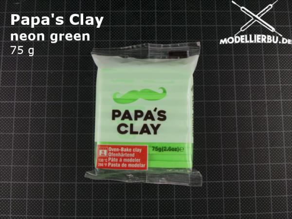 Papa's Clay 75g Neon Green (26)