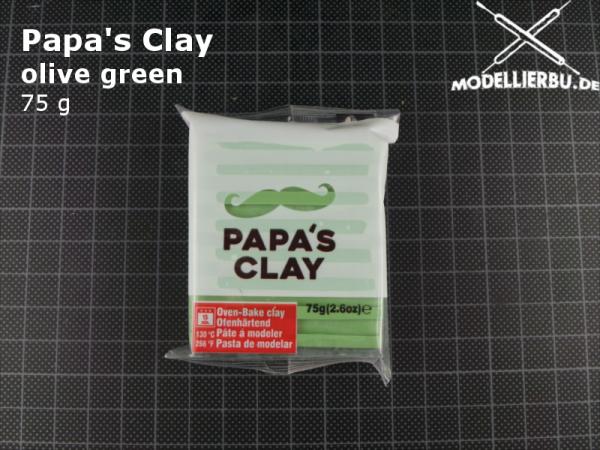 Papa's Clay 75g Olive Green (28)