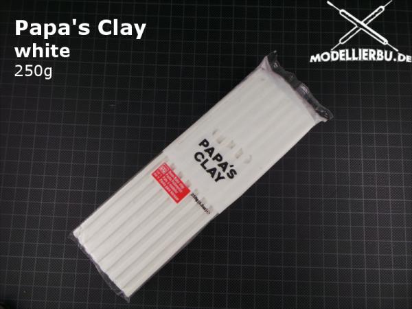 Papa's Clay 250 g White (01)