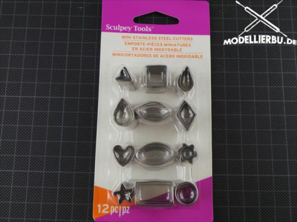Sculpey Tools Mini Metal Cutters 12 stk