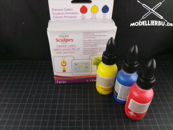 Liquid Sculpey Multipack Primary Colors 3x 30ml