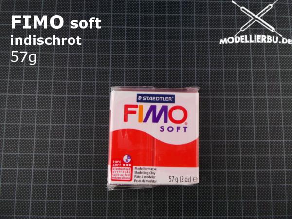 Fimo soft 57 g Block (24) indischrot