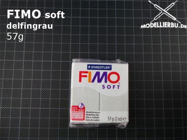 Fimo soft 57 g Block (80) delfingrau