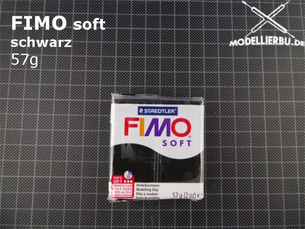 Fimo soft 57 g Block (9) schwarz