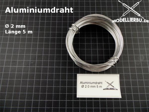 Aluminiumdraht 2 mm 5 m