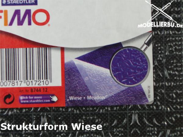 FIMO Strukturform Wiese