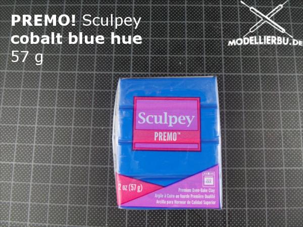PREMO! Modelliermasse 57g Block 5063 Colbat Blue Hue
