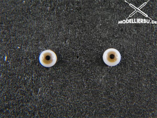 4mm Puppenaugen Miniatur am Draht M12