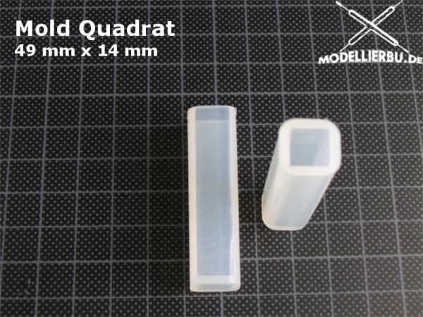 Mold Quadrat 4,9 cm x 1,4 cm