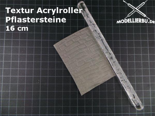 Textur Acrylroller Pflasterstein