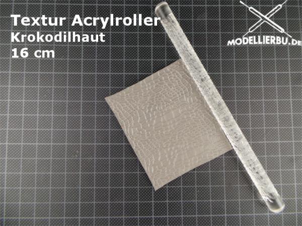 Textur Acrylroller Krokodilhaut