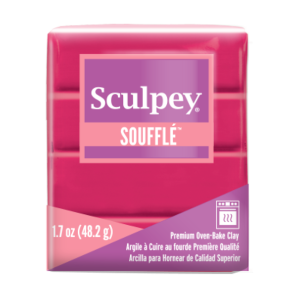 Sculpey Soufflé 48 g raspberry