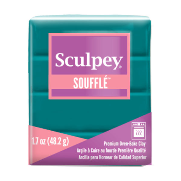 Sculpey Soufflé 48 g sea glass